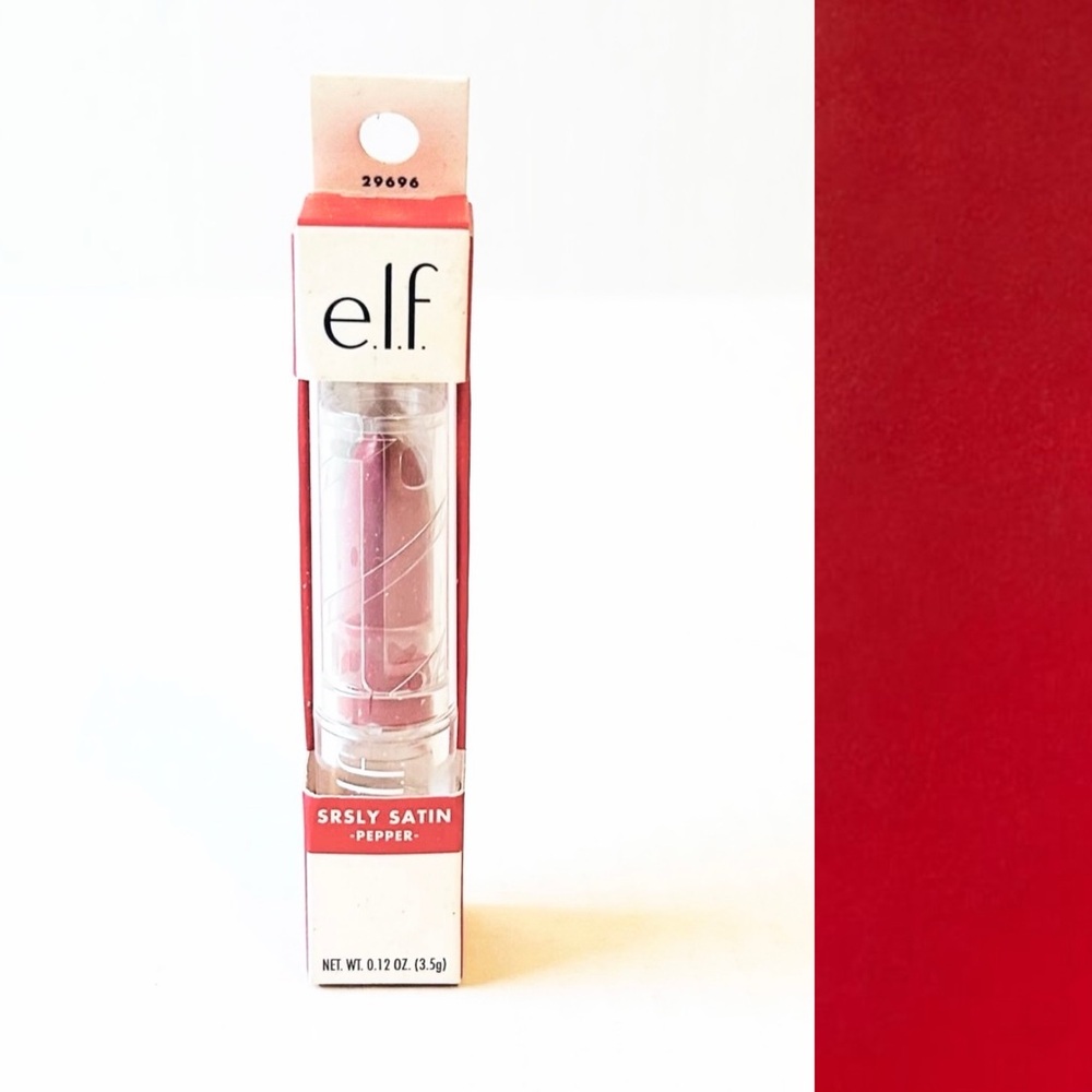 ⭐️5 For 25⭐️ elf SRSLY Satin Lipstick Pepper